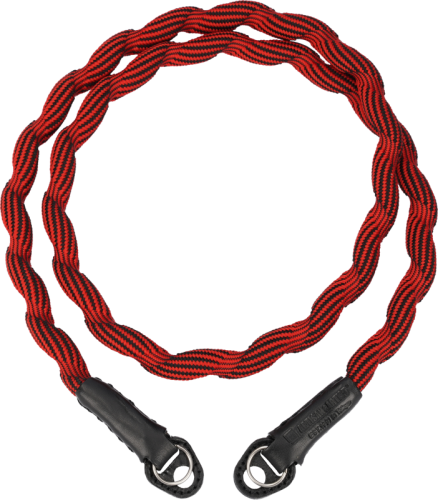 Artisan & Artist I ACAM-707 I Spiral Cord Strap, Red/Black ARTISANARTIST