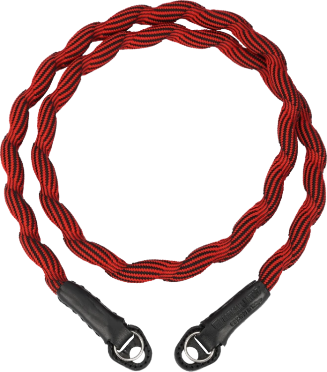 Artisan & Artist I ACAM-707 I Spiral Cord Strap, Red/Black ARTISANARTIST