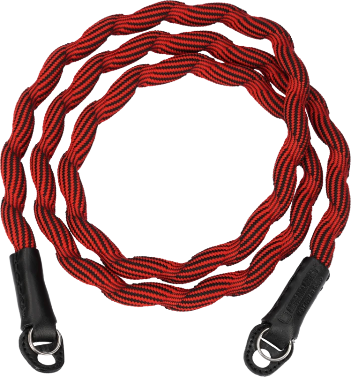 Artisan & Artist I ACAM-708 I Spiral Cord Strap (Long), Red/Black ARTISANARTIST