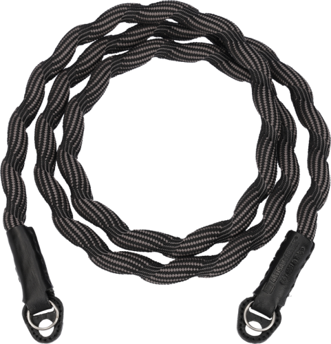Artisan & Artist I ACAM-708 I Spiral Cord Strap (Long), Black/Grey ARTISANARTIST