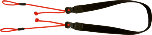 Artisan & Artist | ACAM-P25 | Wide Length Parachute Cord Strap w/adjustable lengths (d-ring) Red ARTISANARTIST