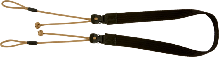Artisan & Artist | ACAM-P25 | Wide Length Parachute Cord Strap w/adjustable lengths (d-ring) Tan ARTISANARTIST