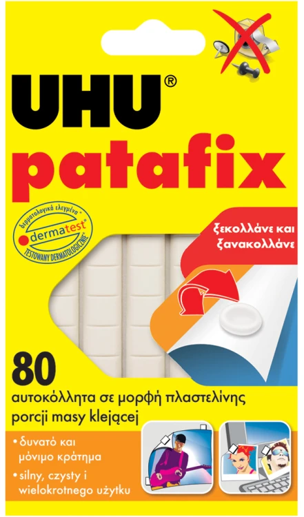 Masa klejąca patafix 80 sztuk UHU