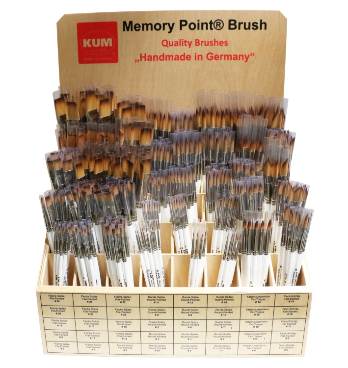 Display pędzli artystycznych memory point 222 szt. kum