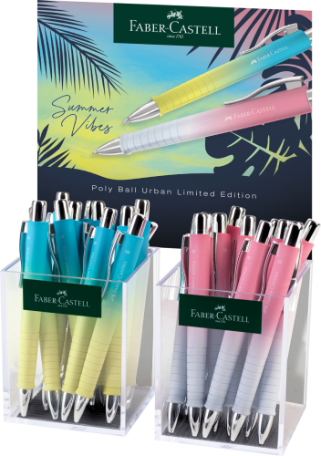 Długopis poly ball urban edycja summerxb dspl. 24 szt. Faber-Castell