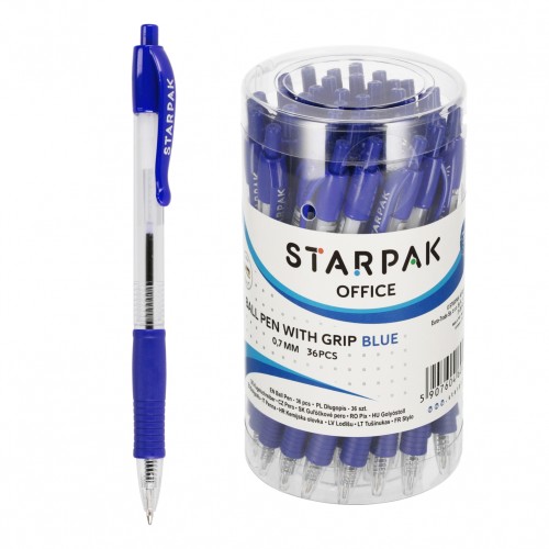 Długopis automatyczny 0.5 grip niebieski tuba  A 36 STARPAK 162131