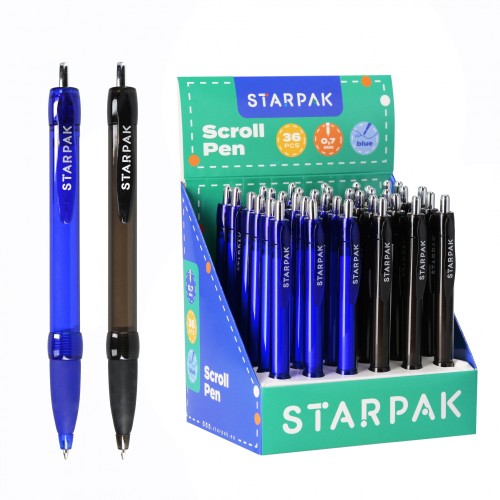 Długopis ze ściągą Scroll Pen display A 36szt.STARPAK 320850
