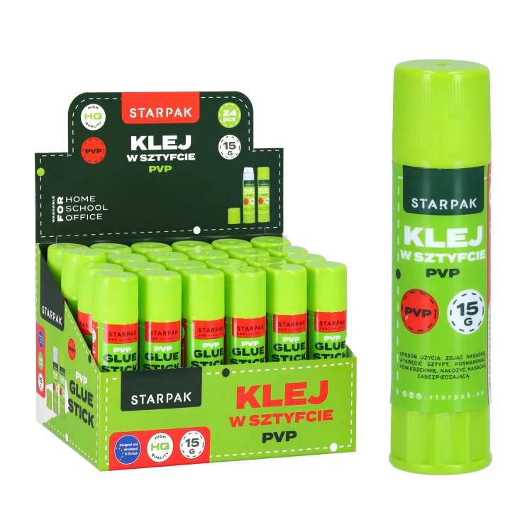 Klej w sztyfcie 15g PVP display A 24 STARPAK 578412