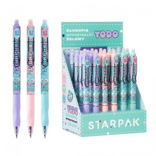 Długopis ścieralny automatyczny 0.7 Yodo display A 24 STARPAK 552675