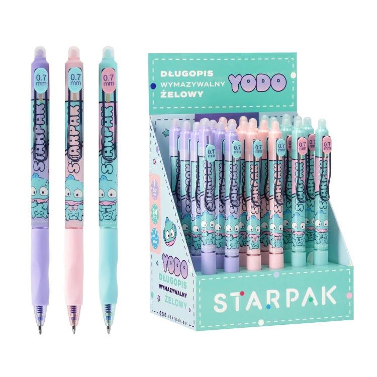 Długopis ścieralny automatyczny 0.7 Yodo display A 24 STARPAK 552675