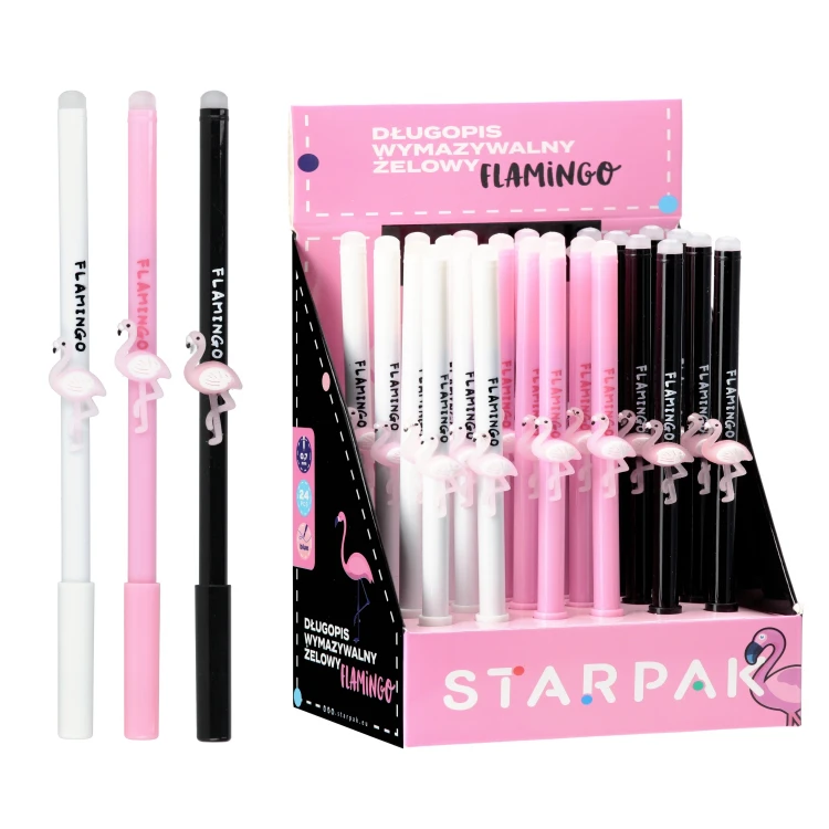Długopis ścieralny zamykany 0.7 Flamingo  A 24 STARPAK 552686