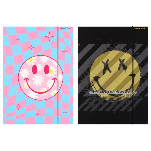 Teczka z gumką A4 Emoji mix STARPAK 583305