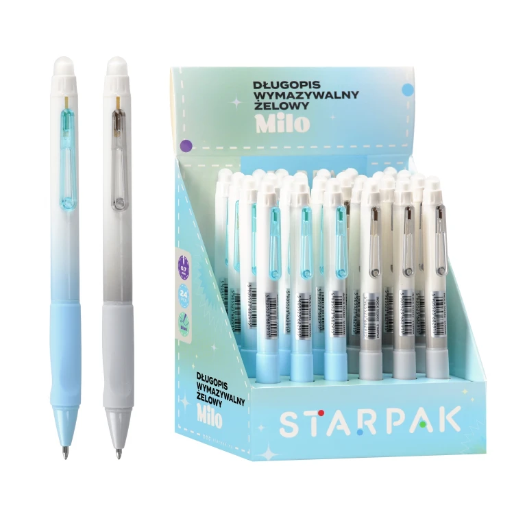 Długopis ścieralny automatyczny 0.7 Milo display A 24 STARPAK 552682
