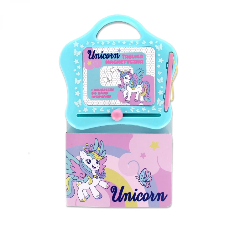 Tablica magnetyczna z  książeczka do nauki rysunków Unicorn STARPAK 552505