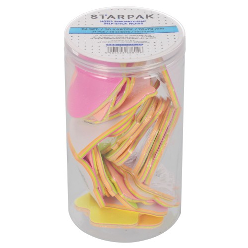 Notes samoprzylepny 70x70/50k tuba A 24  STARPAK 559661