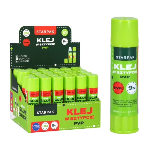 Klej w sztyfcie 9g PVP display A 24 STARPAK 578410