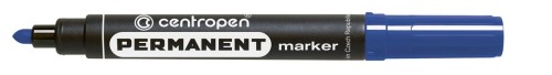 Marker permanentny okrągły niebieski A 10 CENTROPEN 8566