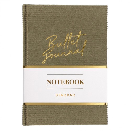Notes  sztruks A5/80k oliwka STARPAK 452848