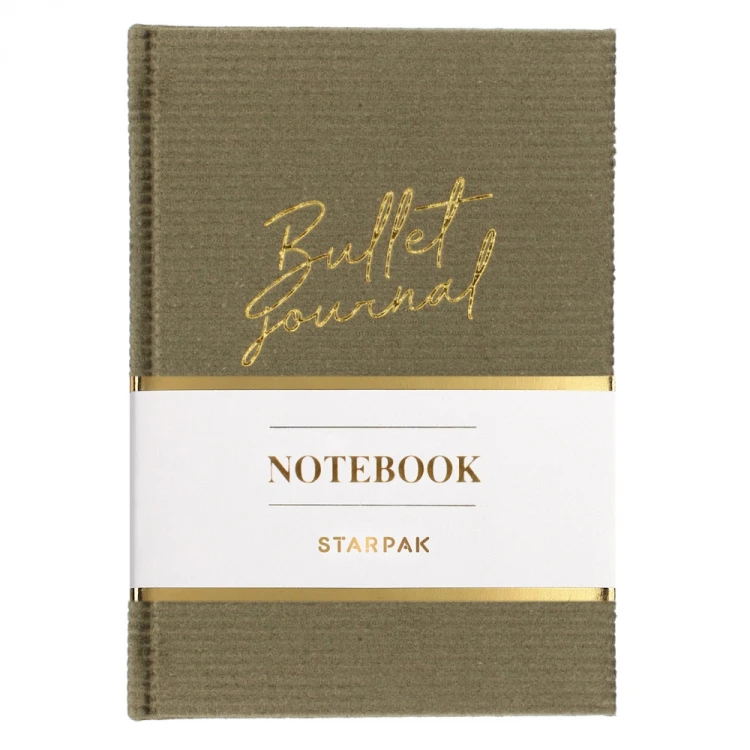 Notes  sztruks A5/80k oliwka STARPAK 452848