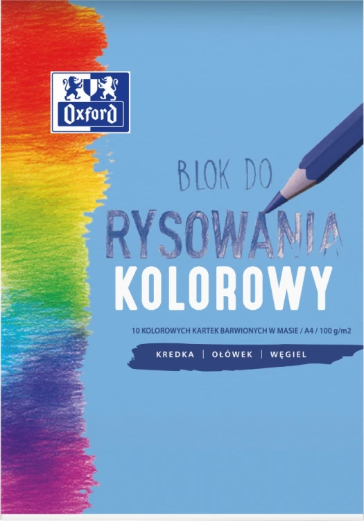 Blok rysunkowy A4/10k kolorowy Oxford A 20 HAMELIN 400166069