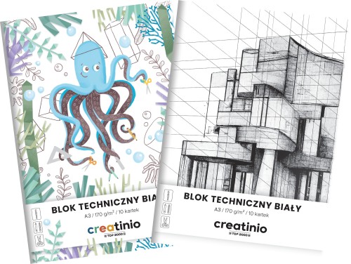 Blok techniczny A3/10k biały Creatinio HAMELIN 400176668
