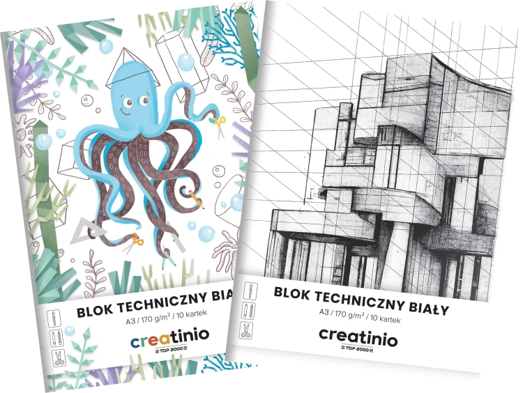 Blok techniczny A3/10k biały Creatinio HAMELIN 400176668