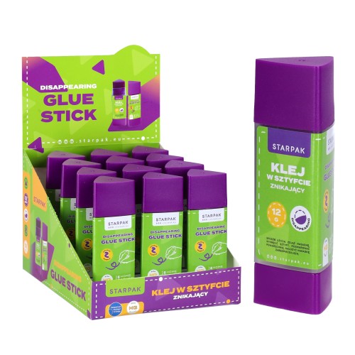 Klej w sztyfcie znikający 12g  display A 12 STARPAK 578405