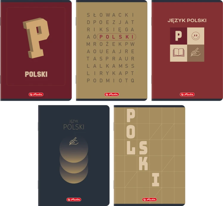 Zeszyt A5/60k linia J. Polski mix5 wzorów A 10 HERLITZ 400206347