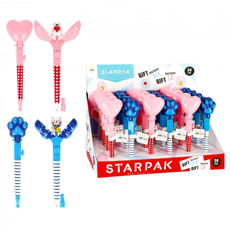 Długopis zamykany Gift Miś/Kot display A 24 STARPAK 491314
