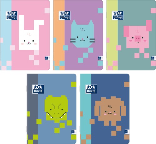 Zeszyt A5/32k kratka Zoo blocks Oxford A 10 HAMELIN 400208082