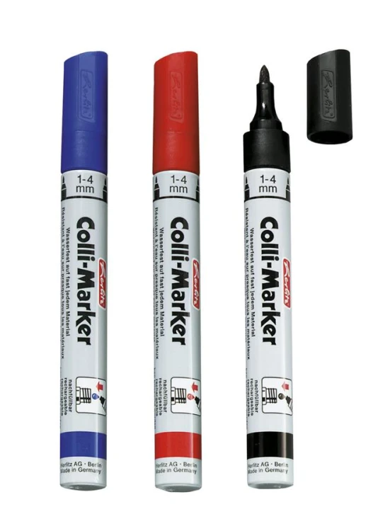 Marker permanentny Colli-Marker czarny  10 HERLITZ 9786658