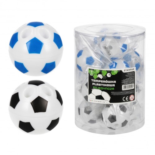Temperówka z pojemnikiem Football tuba 12 szt. STARPAK 572249