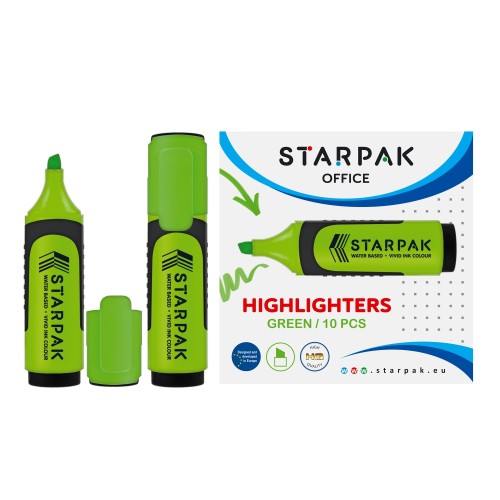 Zakreślacz zielony A 10 STARPAK 505520