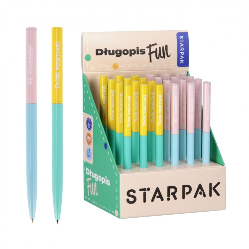 Długopis automatyczny metalowy 0.7 Fun Off display A 24 STARPAK 541230