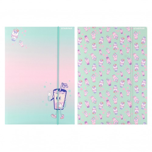 Teczka z gumką A4 Bubble Tea STARPAK 559725