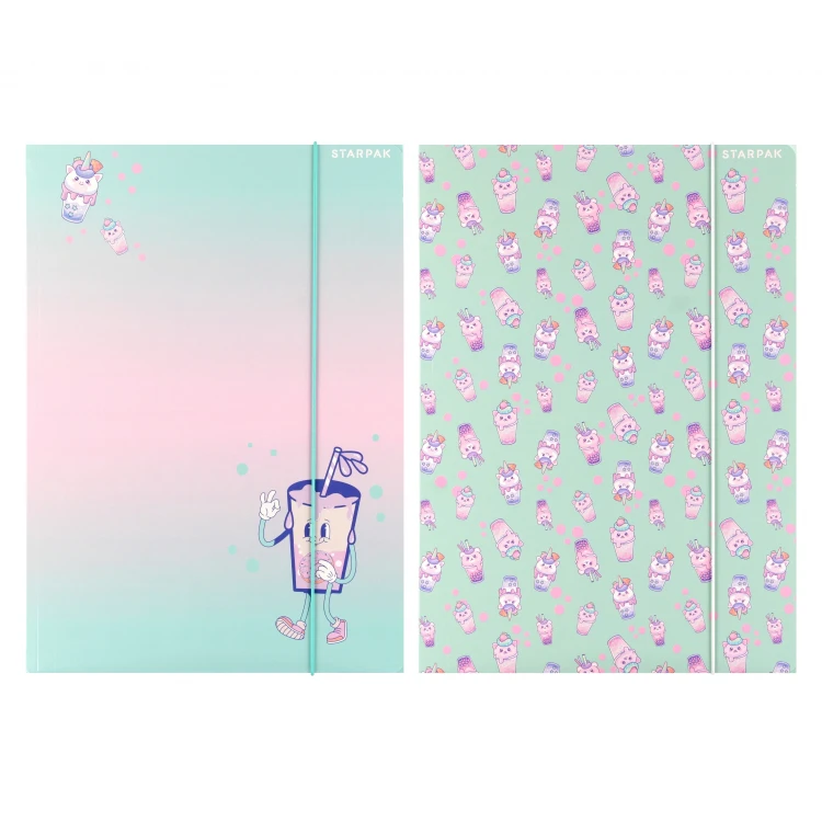 Teczka z gumką A4 Bubble Tea STARPAK 559725