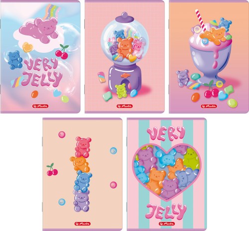 Zeszyt A5/32k linia Jelly A 10 HERLITZ 400206379