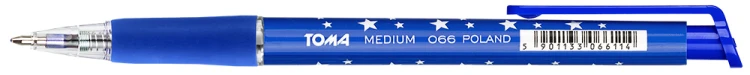 -dlugopis aut medium 1 mm nieb TO-066 pud a 30
