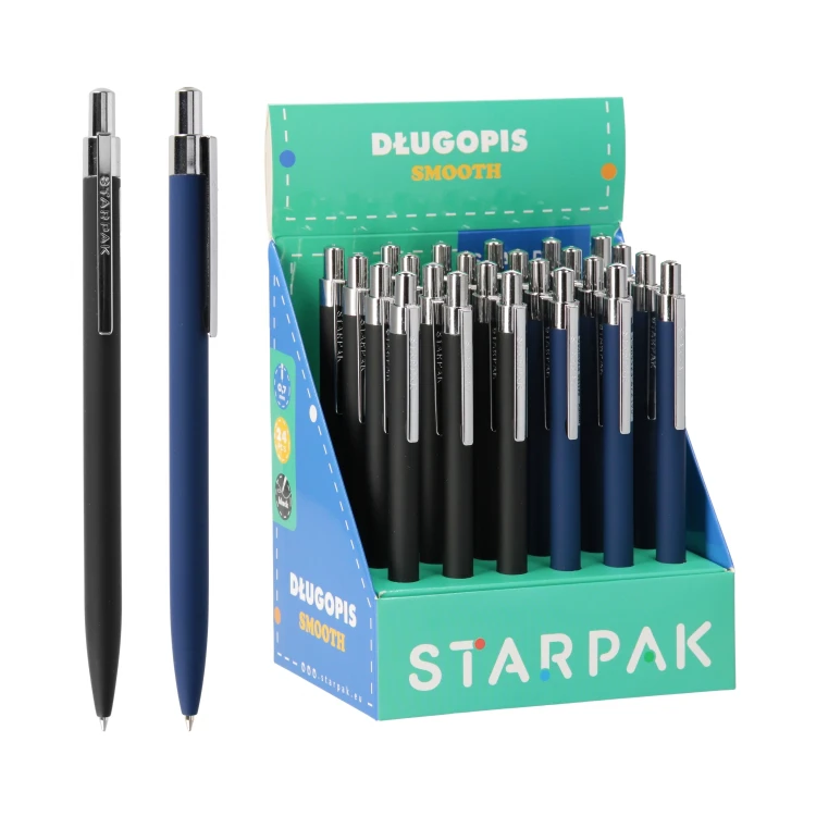 Długopis automatyczny metalowy 0,7 Smooth display A 24 STARPAK 541196