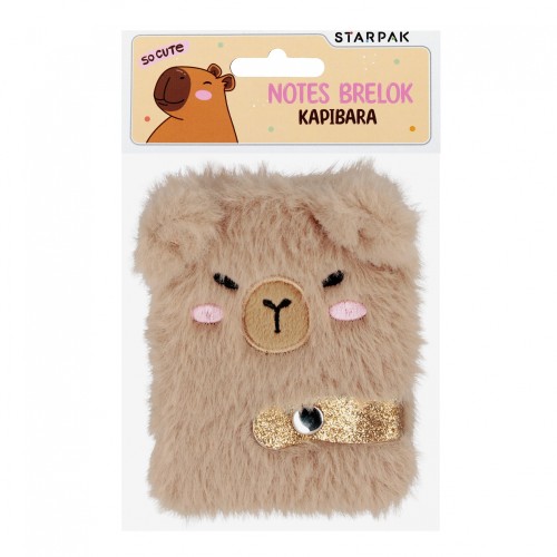 Notes pluszowy brelok Kapibara STARPAK 580411