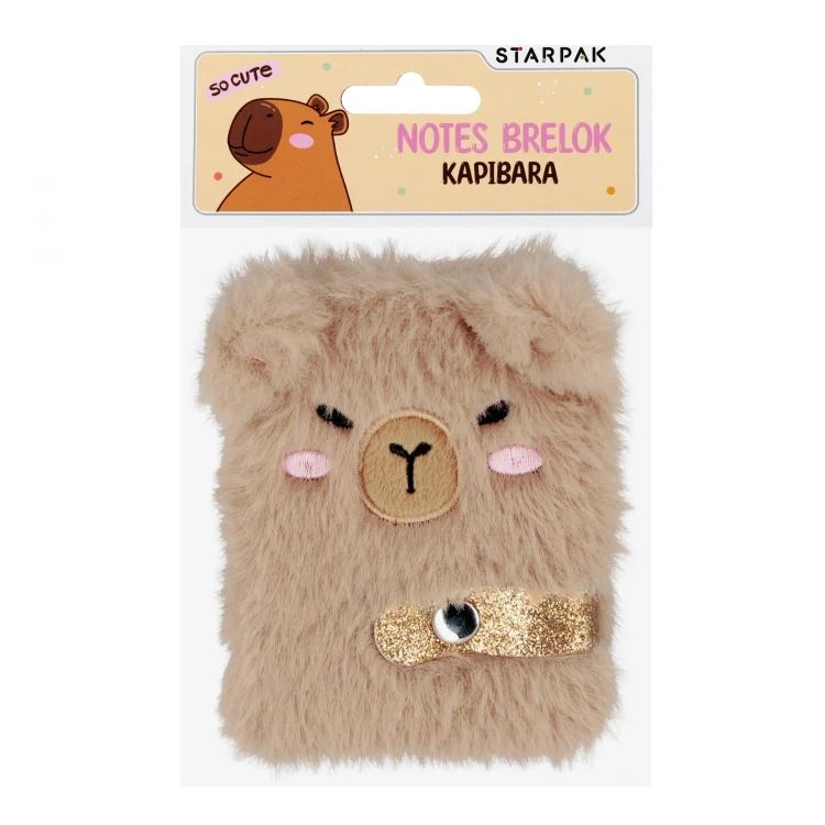 Notes pluszowy brelok Kapibara STARPAK 580411
