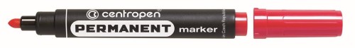 Marker permanentny okrągły czerwony A 10 CENTROPEN 8566