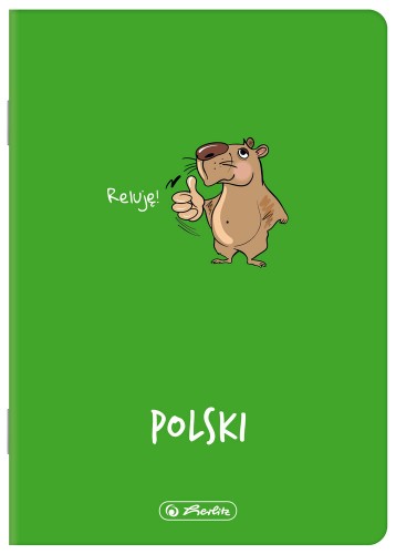 Zeszyt A5/60k linia J. Polski oprawa PP A 5 HERLITZ 400198109