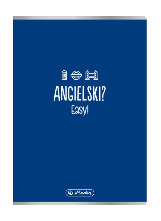 Zeszyt A5/60k kratka J. Angielski A 10 HERLITZ 400197993