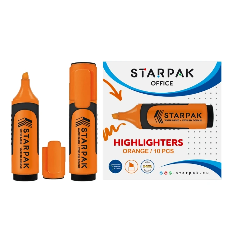 Zakreślacz pomarańczowy  A 10 STARPAK 505521