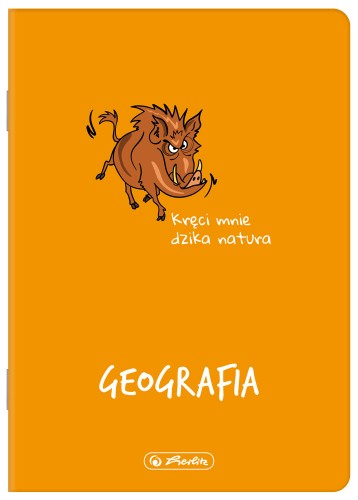 Zeszyt A5/60k kratka Geografia oprawa PP A 5 HERLITZ 400198100