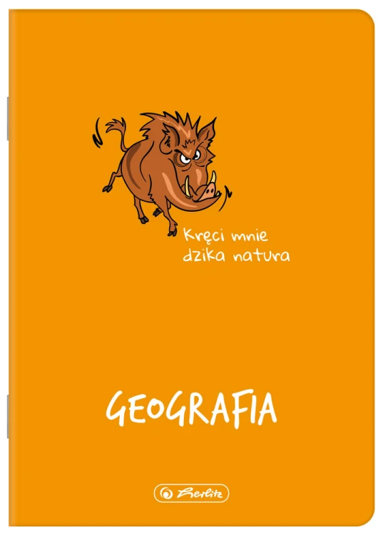 Zeszyt A5/60k kratka Geografia oprawa PP A 5 HERLITZ 400198100