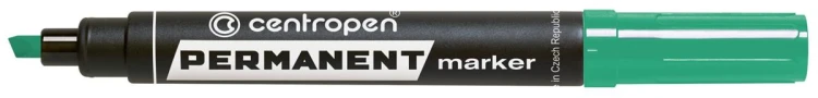 Marker permanentny ścięty zielony A 10 CENTROPEN 8576