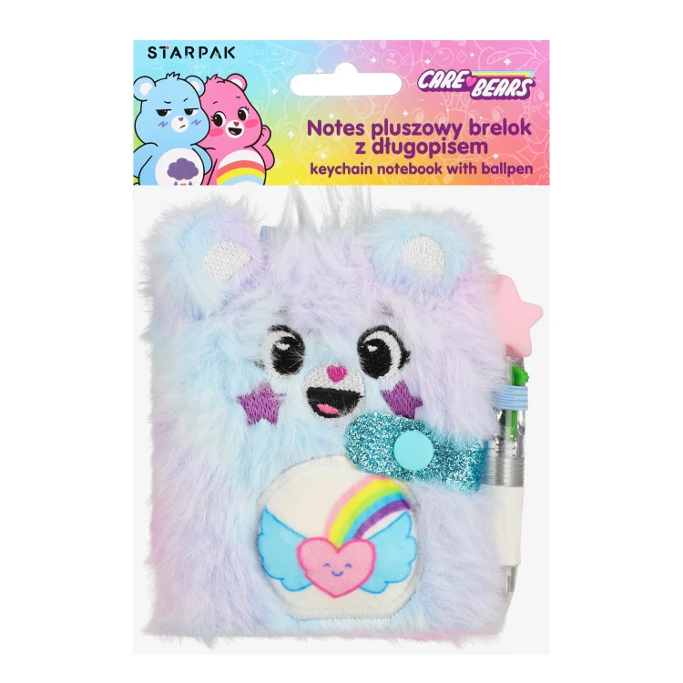 Notes pluszowy brelok Care Bears1 STARPAK 580329