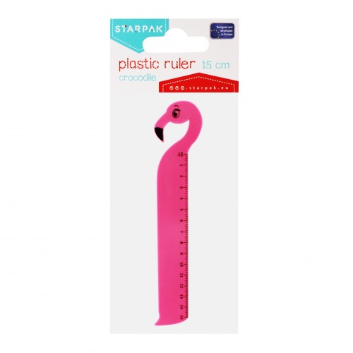 Linijka plastikowa Flaming 15cm PBH  STARPAK 470962